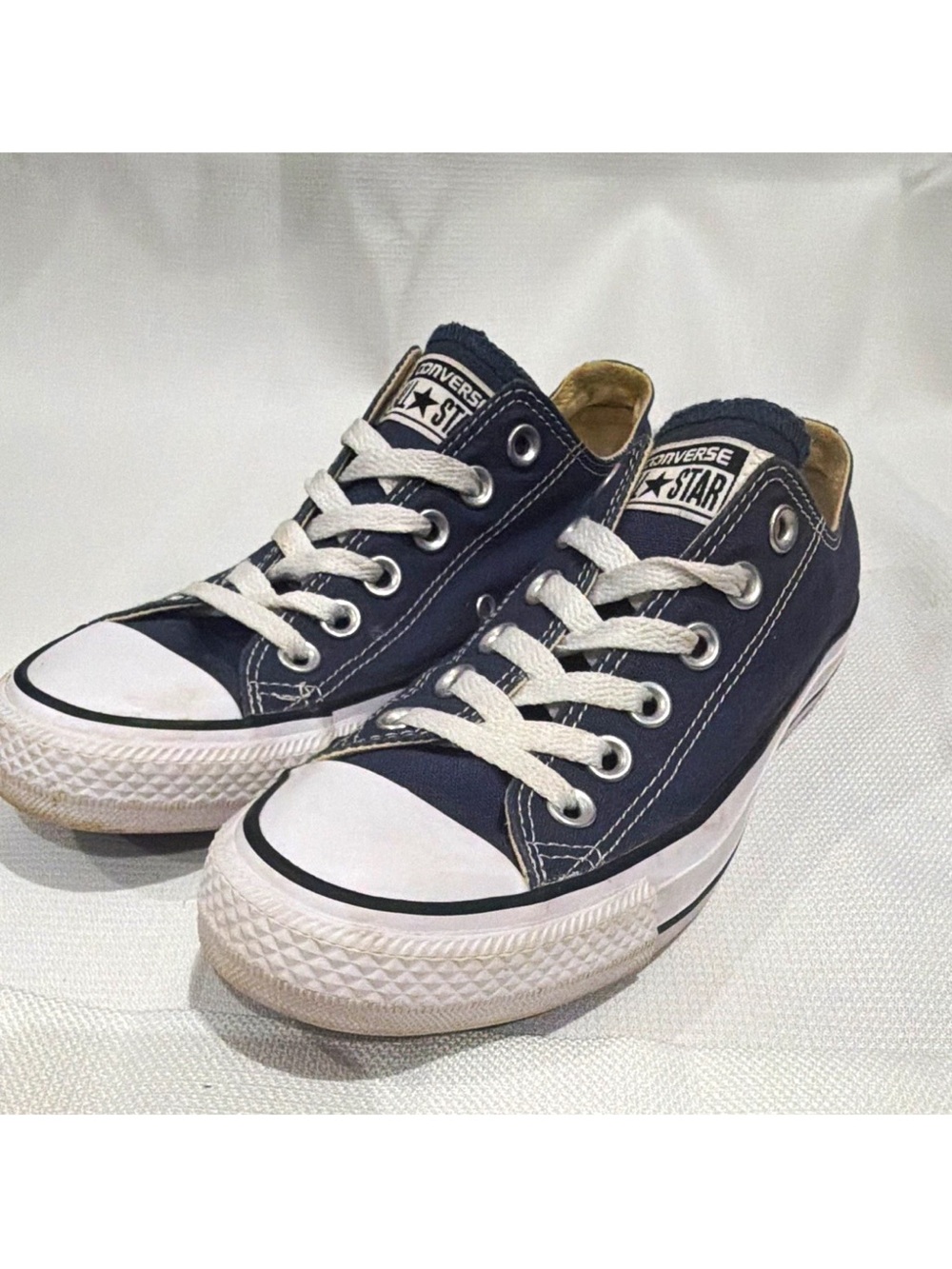 Converse Chuck Taylor All Star Unisex Blue Low Top Sneakers. Size M 4.5 W 6.5